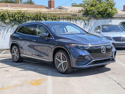 Twilight Blue Metallic 2023 Mercedes-Benz EQS 580 4MATIC