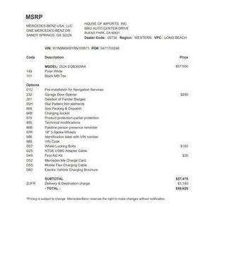 2024 Mercedes-Benz EQB 300 4MATIC