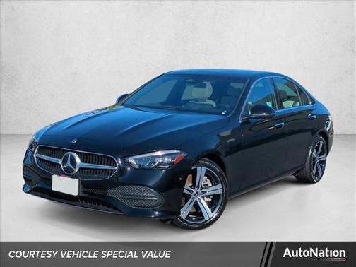 Black 2025 Mercedes-Benz C-Class C 300