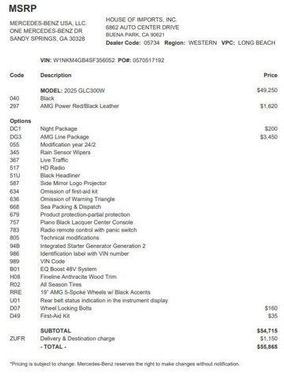 2025 Mercedes-Benz GLC 300 Base