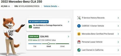 Polar White 2022 Mercedes-Benz CLA 250 Base