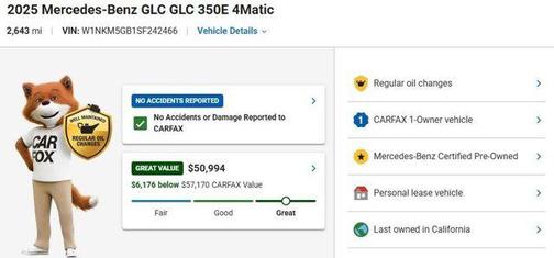 2025 Mercedes-Benz GLC 350e Base