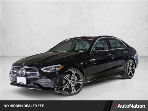 Black 2025 Mercedes-Benz C-Class C 300