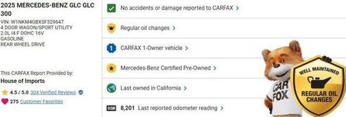 2025 Mercedes-Benz GLC 300 Base