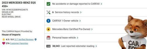 2023 Mercedes-Benz EQS 450 4MATIC