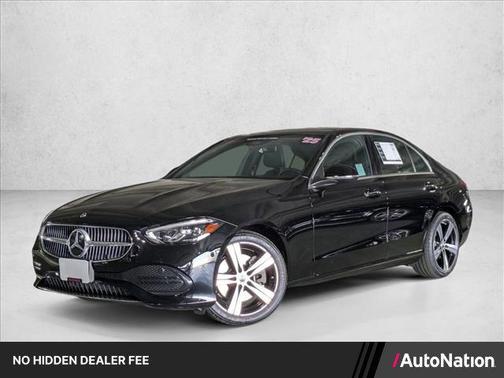 Black 2025 Mercedes-Benz C-Class C 300