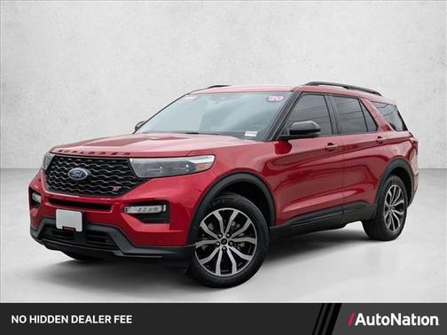 Rapid Red Metallic Tinted Clearcoat 2020 Ford Explorer ST
