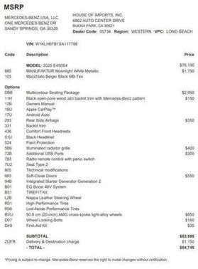 2025 Mercedes-Benz E-Class E 450 4MATIC All-Terrain