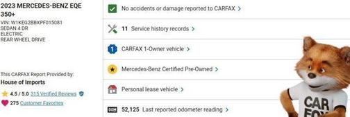 2023 Mercedes-Benz EQE 350+ Base