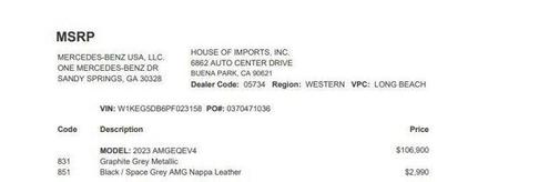 2023 Mercedes-Benz AMG EQE 4MATIC+