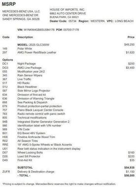 2025 Mercedes-Benz GLC 300 Base