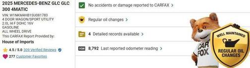 2025 Mercedes-Benz GLC 300 4MATIC