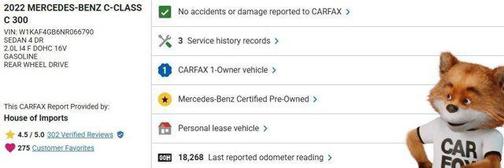 2022 Mercedes-Benz C-Class C 300