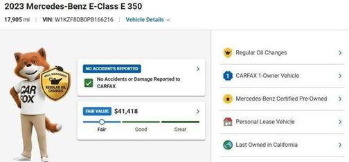 Polar White 2023 Mercedes-Benz E-Class E 350