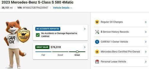 Black 2023 Mercedes-Benz S-Class 4MATIC