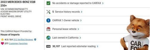 2023 Mercedes-Benz EQB 250 Base