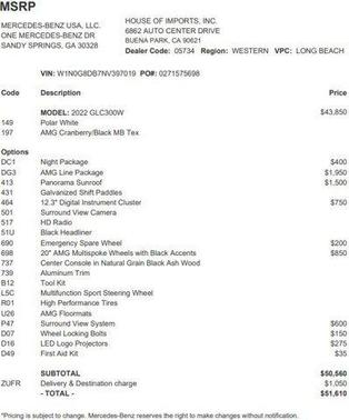 2022 Mercedes-Benz GLC 300 Base
