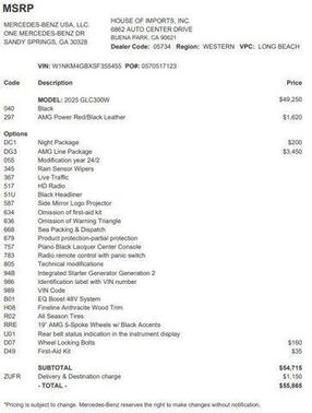 2025 Mercedes-Benz GLC 300 Base