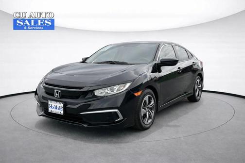 Crystal Black Pearl 2020 Honda Civic LX