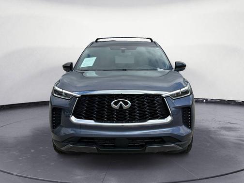 Moonbow Blue/Black Obsidian 2025 INFINITI QX60 AUTOGRAPH