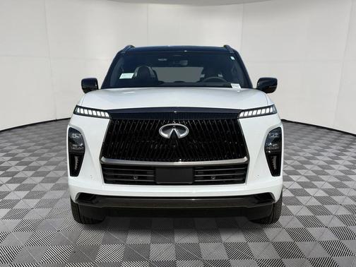 Radiant White/Black Obsidian 2026 INFINITI QX80 AUTOGRAPH AWD