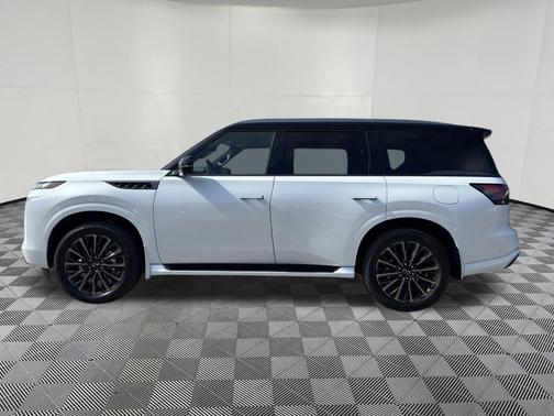 Radiant White/Black Obsidian 2026 INFINITI QX80 AUTOGRAPH AWD