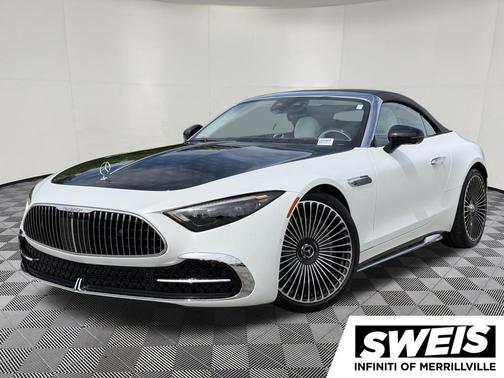 MANUFAKTUR moonlight white magno (White Ambiance) 2026 Mercedes-Benz Maybach SL 680 Monogram Series 4MATIC