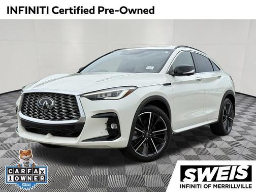 Majestic White 2023 INFINITI QX55 ESSENTIAL