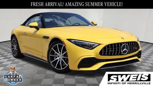 Sun Yellow 2023 Mercedes-Benz AMG SL 43 Base