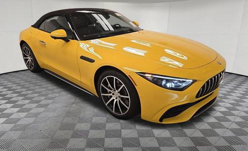 Sun Yellow 2023 Mercedes-Benz AMG SL 43 Base
