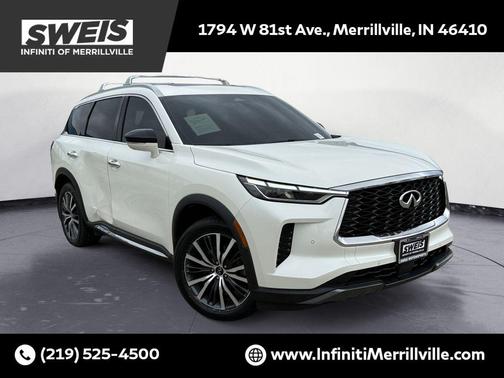 Majestic White 2023 INFINITI QX60 SENSORY