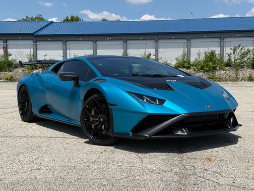 Blu Uranus Matt 2022 Lamborghini Huracan STO Coupe