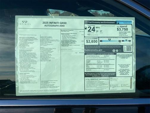 2025 INFINITI QX60 AUTOGRAPH