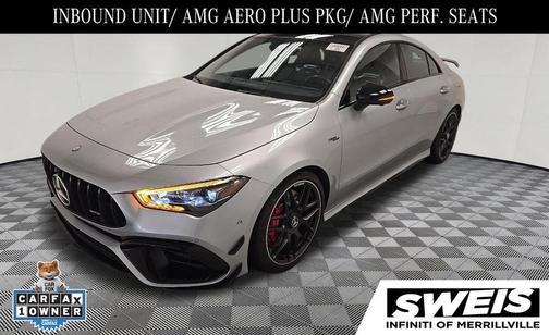 Cirrus Silver Metallic 2025 Mercedes-Benz AMG CLA 45 AMG CLA 45 4MATIC