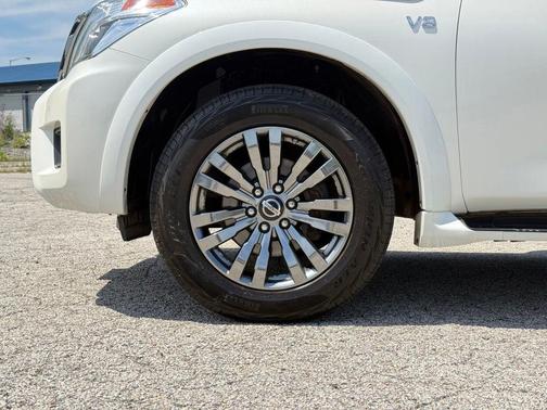 Pearl White Tricoat 2019 Nissan Armada Platinum
