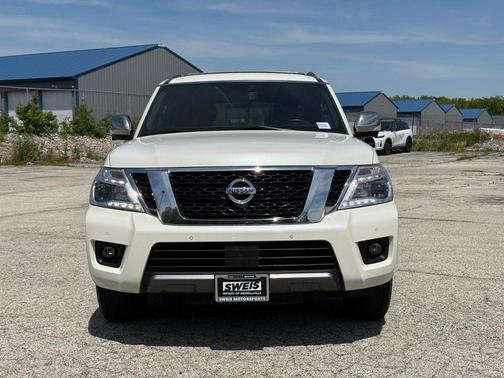 Pearl White Tricoat 2019 Nissan Armada Platinum