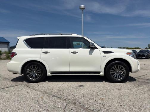 Pearl White Tricoat 2019 Nissan Armada Platinum