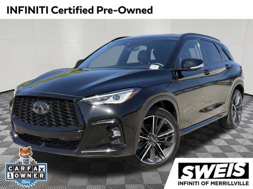 Black Obsidian 2025 INFINITI QX50 Sport AWD