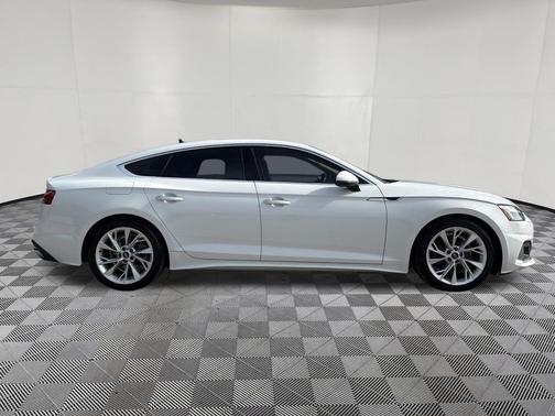 Glacier White Metallic 2023 Audi A5 Sportback Premium Plus