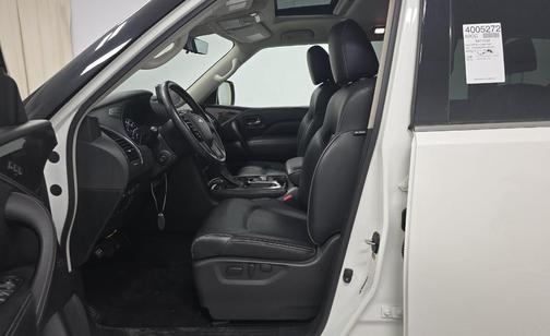Moonstone White 2024 INFINITI QX80 Luxe
