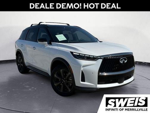Radiant White/Black Obsidian 2026 INFINITI QX60 AUTOGRAPH