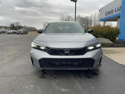 Solar Silver Metallic 2025 Honda Civic Sport