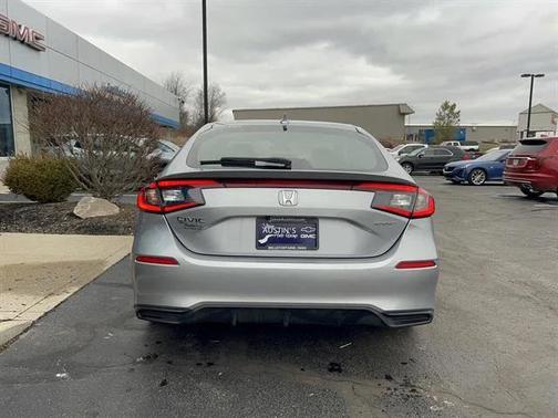 Solar Silver Metallic 2025 Honda Civic Sport