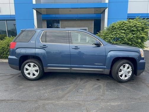 Blue 2017 GMC Terrain SLE-1
