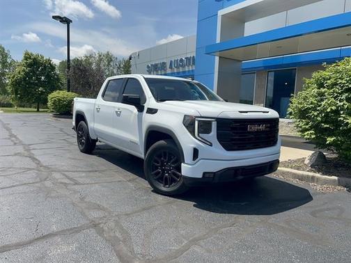Summit White 2023 GMC Sierra 1500 Elevation