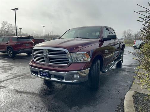 Red 2017 RAM 1500 Big Horn