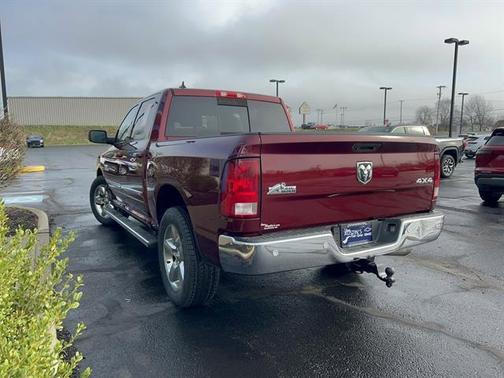 Red 2017 RAM 1500 Big Horn