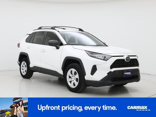 White 2019 Toyota RAV4 LE