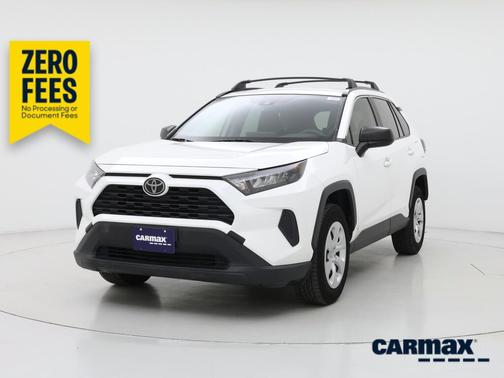 White 2019 Toyota RAV4 LE