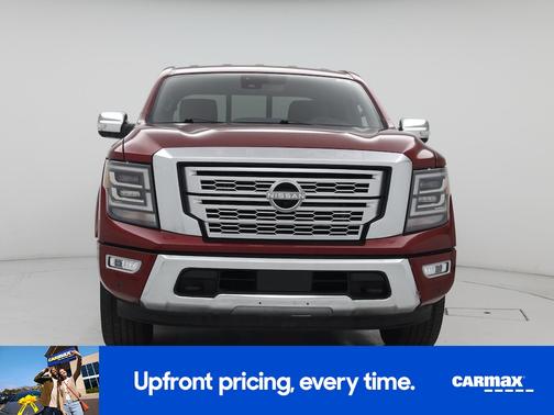 Red 2023 Nissan Titan Platinum Reserve